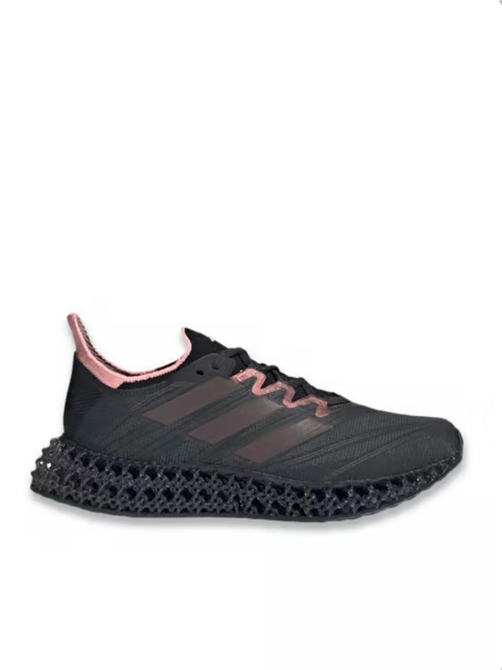 adidas 4D FWD4 Women’s Black with Pink Accent 3D-Print Midsole Running Sneaker